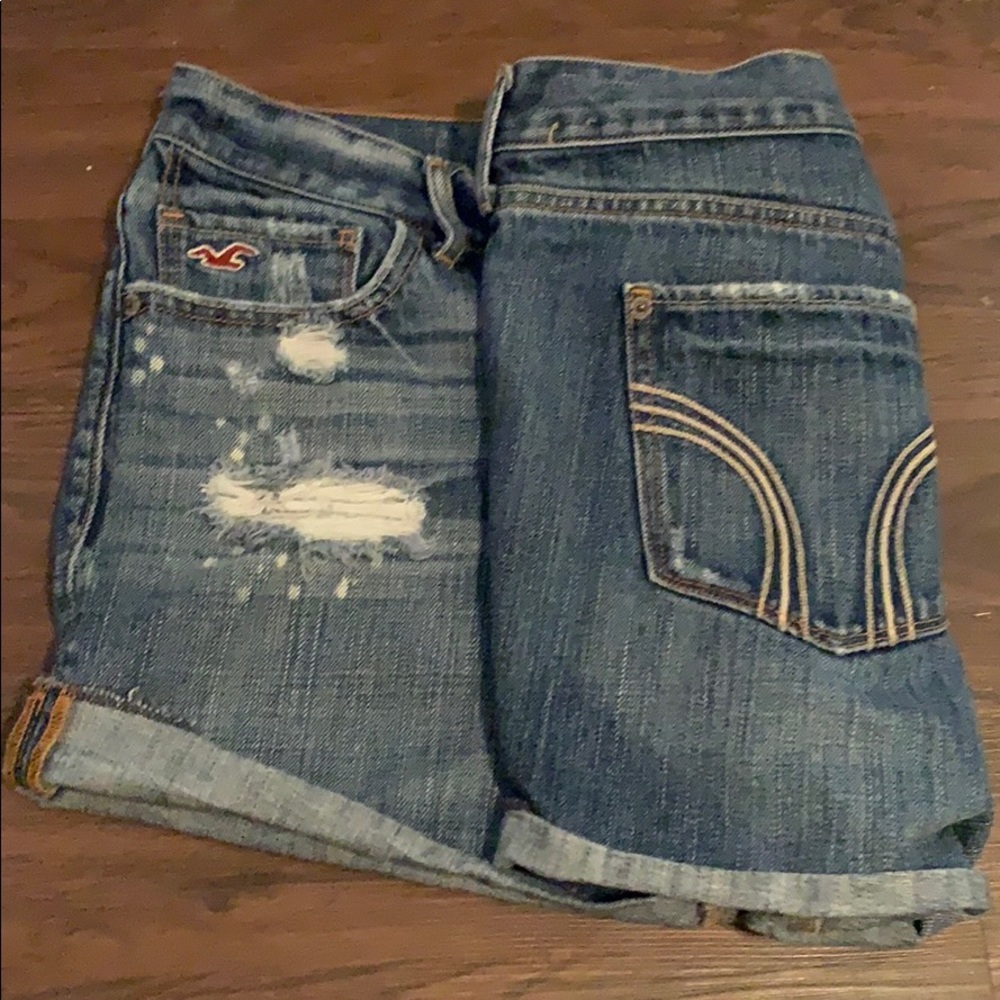 Hollister blue Jean shorts